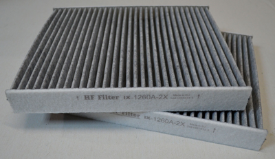 Фільтр салону HF Filter IX-1260A-2X White/Gray – BMW - Mann & Hummel CUK2533-2 – Knecht LAK467S – Fram CFA112202 – Hengst E2978LC-2