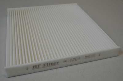 Фільтр салону HF Filter IX-1261 White – Citroen/Fiat/Opel/Peugeot - Mann & Hummel CU 2544 – Knecht LA 411– Fram CF10420 – Hengst E2940LI