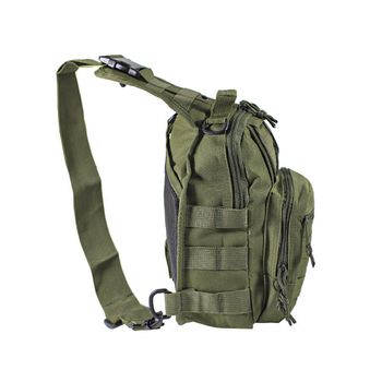 Рюкзак на одно плечо AOKALI Outdoor B14 Green