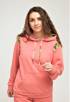 Худи SoloWay “Хустка” Розовый L-XL (48-50)