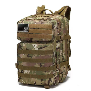 Тактический рюкзак на 40л BPT9-40 с системой Molle мультикам
