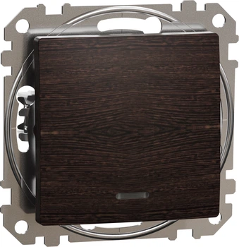 1-клавішний перемикач Schneider Electric Sedna Design Венге (SDD181106)