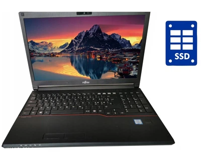 Ноутбук Fujitsu LifeBook E556 / 15.6" IPS / Intel Core i3-6100U (2(4) ядра по 2.3GHz) / 8GB DDR4 / 240GB SSD / HD Graphics 520 / WebCam / Win 10 Pro б/в