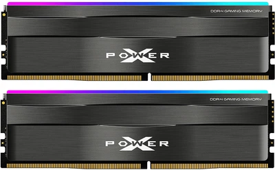 Оперативна пам'ять Silicon Power DDR4-3200 32768MB PC4-25600 (Kit of 2x16384) XPOWER Zenith RGB (SP032GXLZU320BDD)