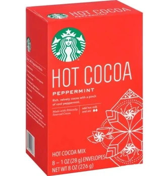Какао Starbucks Peppermint Hot Cocoa Mix 226g