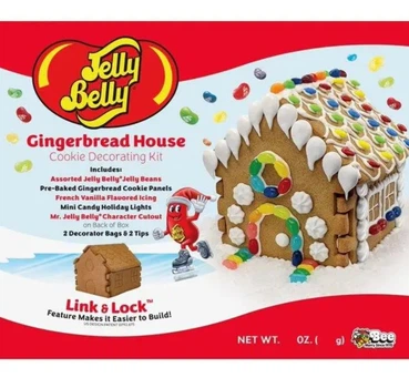 Пряничный домик Jelly Belly Gingerbread House Decorating Kit 793г