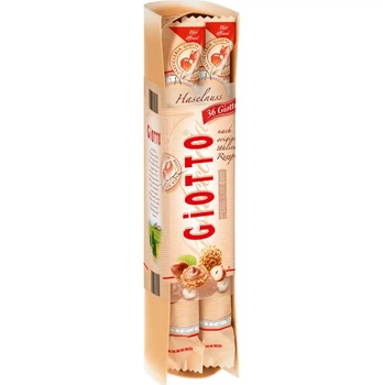 Конфеты Ferrero Giotto Haselnuss с начинкой из молочно-орехового крема 4x9шт