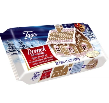 Пряничний Імбирний Будиночок Tago Domek набір-конструктор складається з найсмачніших пряників 350г
