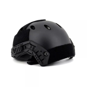 Рельсовое крепление для шлема FAST - Рельсы на каску шлем фаст для наушников, ночника, экшн-камеры Clefers Tac Черные