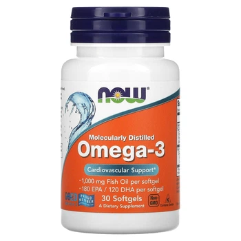 Жирні кислоти Now Foods Omega-3 180 EPA/120 DHA 30 капсул (103013)