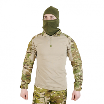 Сорочка Тактична Військова Убакс Мультикам / Кофта з довгими рукавами для військовослужбовців XL