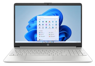 Ноутбук HP 15s Ryzen 7-5700 / 8 ядер / RAM 16 ГБ / SSD 512 ГБ / Серебристый / Для работы и дома