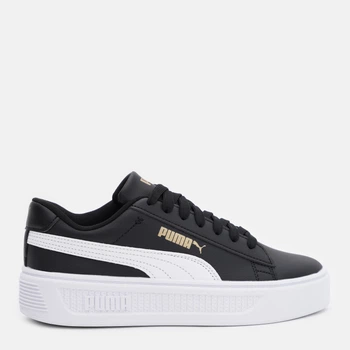 Женские кеды низкие Puma Smash Platform v3 39075802 36 (3.5UK) 22.5 см Puma Black-Puma White-Puma Gold (4065452544317)
