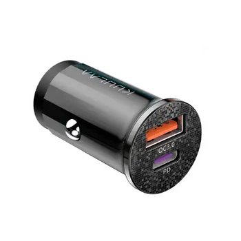 Автомобільне ЗУ USB Type-C QC3.0 PD 3А 42Вт KUULAA в прикурювач (117269)