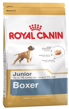 Sucha karma dla szczeniąt Boxer Royal Canin Junior z drobiem i ryżem 12 kg (3182550743945)