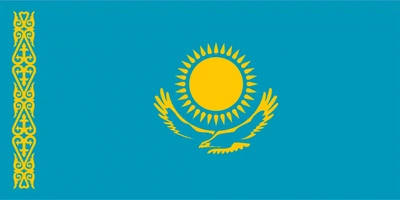 Флаги К-ПРИЗ флаг Казахстана полиэстер