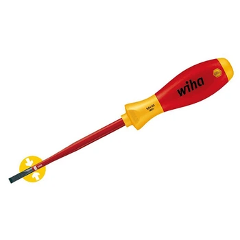 Шлицевая отвертка SoftFinish electric slimFix SL6,5 x 150 мм WIHA 35392