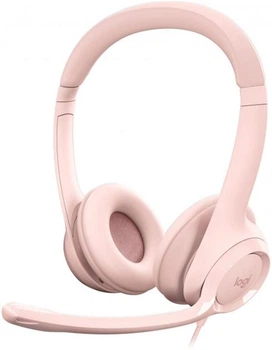 Наушники Logitech H390 USB Rose (981-001281)