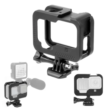 Алюмінієва рамка захисна від SHOOT для екшн камер GoPro Hero 9, 10 + кришка та кріплення