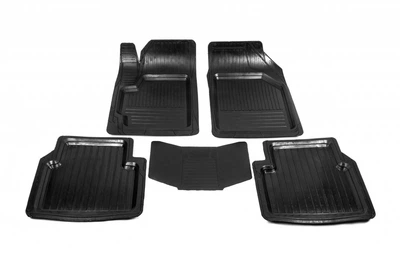 Резиновые коврики с бортиком (5 шт, Polytep) для Chevrolet Lacetti 2003-2024 гг