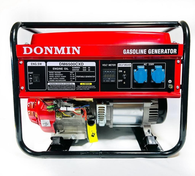 Генератор бензиновий однофазний Donmin DM6500CXD 5.0-5.5 кВт