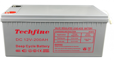 Аккумуляторная батарея Techfine DC12V 200AH