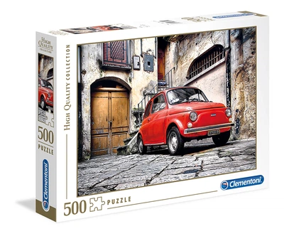 Пазлі Clementoni Червоний Fiat 500 500 елементів (30575)
