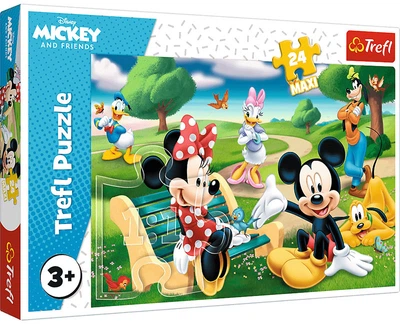 Пазли Trefl Maxi - Мишка Мікі серед друзів / Disney Standard Characters, 24 елементи (14344)