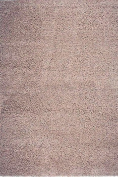 Приліжковий ворсистий килимок для спальні Loca 6365 Beige 80х150 см бежевий