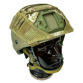 Тактический маскирующий кавер на шлем Fast пиксель СО-17-DD M/L (на шолом Fast)