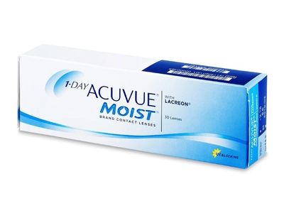 Контактні лінзи Johnson &Johnson 1-Day Acuvue Moist -0,75 (упаковка 30 шт)