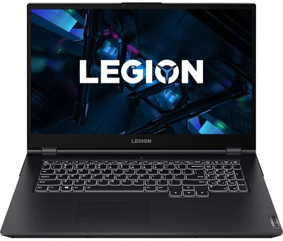 Ноутбук Lenovo 17.3" Legion 5 17ITH6/Intel i5-11400H/16GB/1TBSSD/GF 3050-4/DOS/Blue (82JN003PRA)
