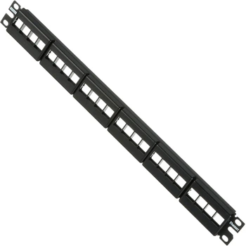 Патч-панель Panduit 19 дюймів під 24 Keystone модуля NetKey (NKFP24Y)
