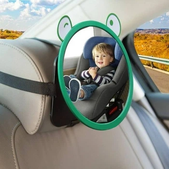 Зеркало для наблюдения за ребенком в машине Safety зеленый