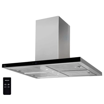 Вытяжка AKPO WK-9 Isla Feniks Slim Glass 1200 inox+black 90