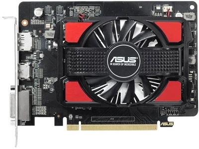 Видеокарта ASUS Radeon R7 250 1Gb (R7250-1GD5-V2) (GDDR5, 128 bit, PCI-E 3.0 x16), б/у