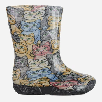 Детские резиновые сапоги для девочки OLDCOM Cartoon Cats 31-32 Разноцветные (4841347053993)