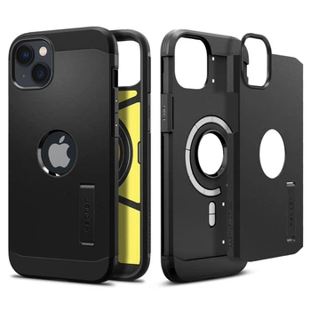 Чехол Spigen для iPhone 15 Plus / 14 Plus - Tough Armor MAG (MagSafe), Black (ACS04915)