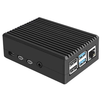 Корпус для Raspberry Pi 4 алюмінійовий чорний (RA759)