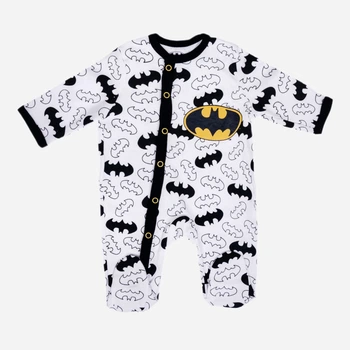 Дитячий комбінезон-сліп для хлопчика Disney Batman BAT 51 05 426 92 см Білий/Чорний (5904009159798)