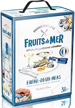 Вино Fruits de Mer біле сухе 3 л 13% (3500610125546)