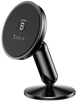 Автотримач для телефону магнітний Baseus Bullet Magnetic на торпедо Чорний