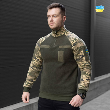 Флісова кофта Tactical TS26021106 48 Хакі-Піксель 54