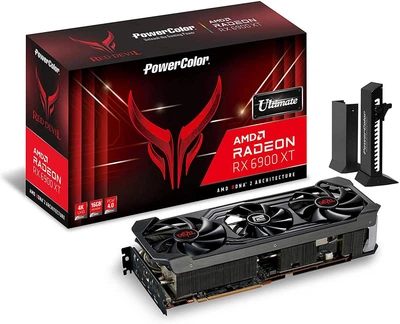 Видеокарта PowerColor Red Devil RX 6900XT Ultimate 16GB GDDR6 (256bit/PCI-E 4.0) (AXRX 6900XTU 16GBD6-3DHE/OC)