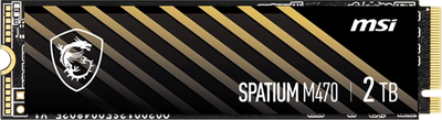SSD диск MSI Spatium M470 2TB NVMe M.2 2280 PCIe 4.0 x4 TLC (S78-440Q470-P83)
