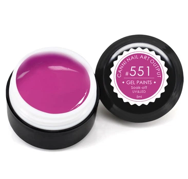 Гель-краска CANNI 551 темная фуксия, 5 ml