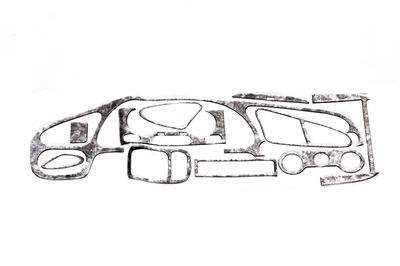 Накладки на Панель Приборов Титан для Daewoo Lanos 1998-2017 гг