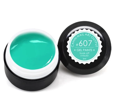 Гель-краска CANNI 607 мятная, 5 ml