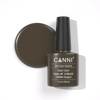 Гель-лак CANNI 169 темно-оливковый, 7,3 ml