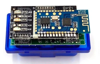 Диагностический автосканер ELM327 v1.5 Black Version (версия 1.5) Bluetooth 2 платы, чип PIC18F25K80